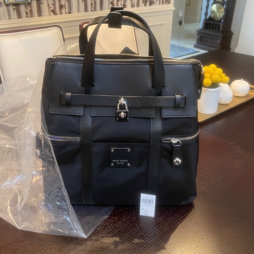 Henri Bendel NEW Jetsetter backpack. Includes DUST BAG.